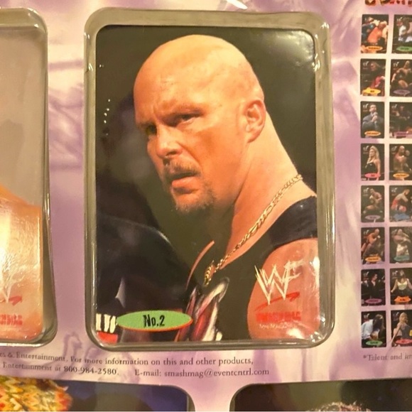 VINTAGE 1999 WWF SmashMag Mini Magazine Collection #2 - Picture 4 of 8